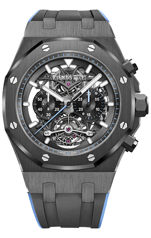 Replica Audemars Piguet Royal Oak 26343CE.OO.D002CA.01 Tourbillon Chronograph Openworked 44 mm watch